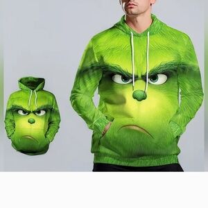 Grinch Novelty Hoodie NWOT Size 3XL